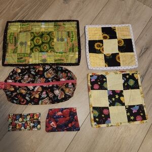 Lot Of 6 Handmade Colorful Items